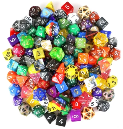Dados aleatorios D6, D10 y D20